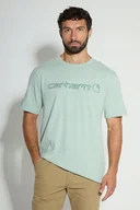 Koszulki męskie - Koszulka Carhartt Dearborn Relaxed Logo - miniaturka - grafika 1
