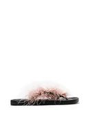 Klapki i japonki damskie - The White Brand Damskie japonki Feather, różowy - różowy - 40 EU - miniaturka - grafika 1