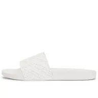Klapki i japonki damskie - Klapki Tommy Hilfiger Monogram Pool FW0FW06987-AF4 - białe - miniaturka - grafika 1