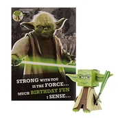 Kartki okolicznościowe i zaproszenia - Ogólna kartka urodzinowa od Hallmark - Star Wars 'Build Your Own' Yoda Design - miniaturka - grafika 1