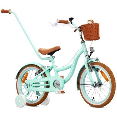 Rower dziecięcy SUN BABY Flower Retro Bike 16 cali Miętowy Wzrost: 100-120 cm Wiek: 4-6 lat