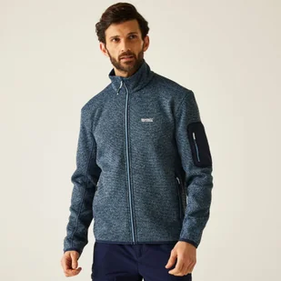 Regatta Polar męski rozsuwany Newhill Niebieski, Rozmiar: 4XL - Bluzy męskie - miniaturka - grafika 1