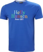 Koszulki męskie - Helly Hansen Helly Hansen męska koszulka t-shirt CORE GRAPHIC T 53936 543 XL - miniaturka - grafika 1