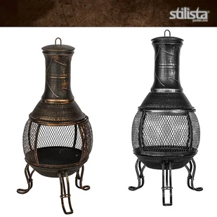 PIEC PALENISKO OGRODOWE TARASOWE KOMINEK GRILL - Paleniska ogrodowe - miniaturka - grafika 5