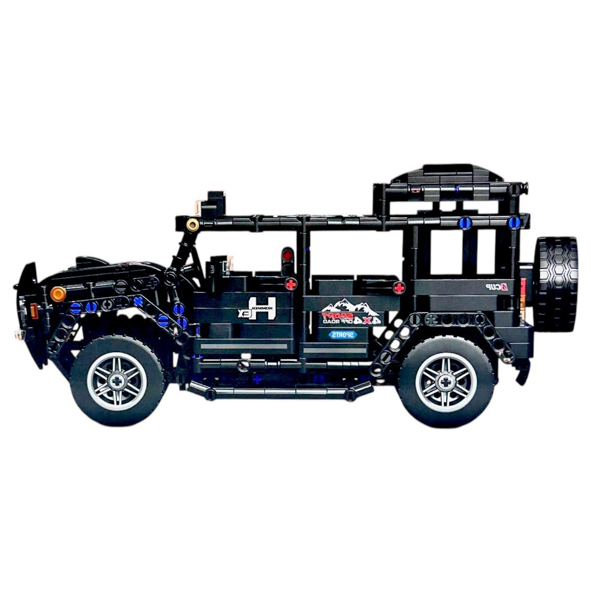 KLOCKI KONSTRUKCYJNE TERENOWY SAMOCHÓD OFF-ROAD ZESTAW KLOCKÓW 909 ELEMENTÓW