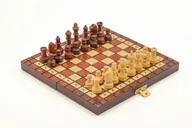 Gry planszowe - Szachy Kieszonkowe mahoń, gra logiczna, Szachy Żurek - miniaturka - grafika 1