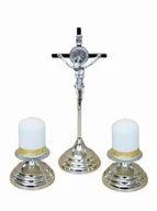 Dewocjonalia - Komplet kolędowy metalowy z aureolą - miniaturka - grafika 1