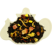 Herbata - Czarna herbata z mango, ananasem, papają, różą, nagietkiem i krokoszem - 50 g - miniaturka - grafika 1