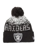 Czapki damskie - New Era Czapka Nfl Sport Knit Cuff 12122720 Czarny - miniaturka - grafika 1