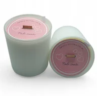 Świece - 2x Świeca Sojowa naturalna ręcznie robiona biały matt 230 ml Palo Santo - miniaturka - grafika 1