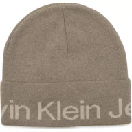 Czapki damskie - CALVIN KLEIN JEANS Czapka | z dodatkiem wełny i kaszmiru - miniaturka - grafika 1