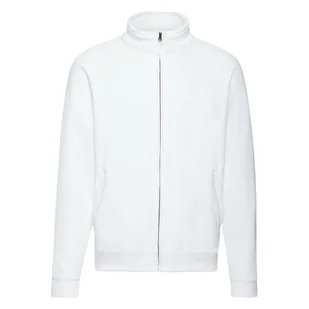 Bluza męska rozpinana Sweat Jacket Fruit of the Loom - Biały XXL - Bluzy męskie - miniaturka - grafika 1