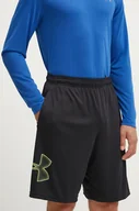 Spodenki męskie - Under Armour szorty treningowe Tech Graphic kolor czarny 1306443 - miniaturka - grafika 1