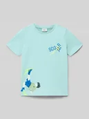 Koszulki dla chłopców - t-shirt o kroju regular fit z czystej bawełny - miniaturka - grafika 1