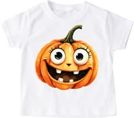 Koszulki dla dziewczynek - koszulka na dzień dyni DUSZEK Z DYNIĄ dynia35 - miniaturka - grafika 1