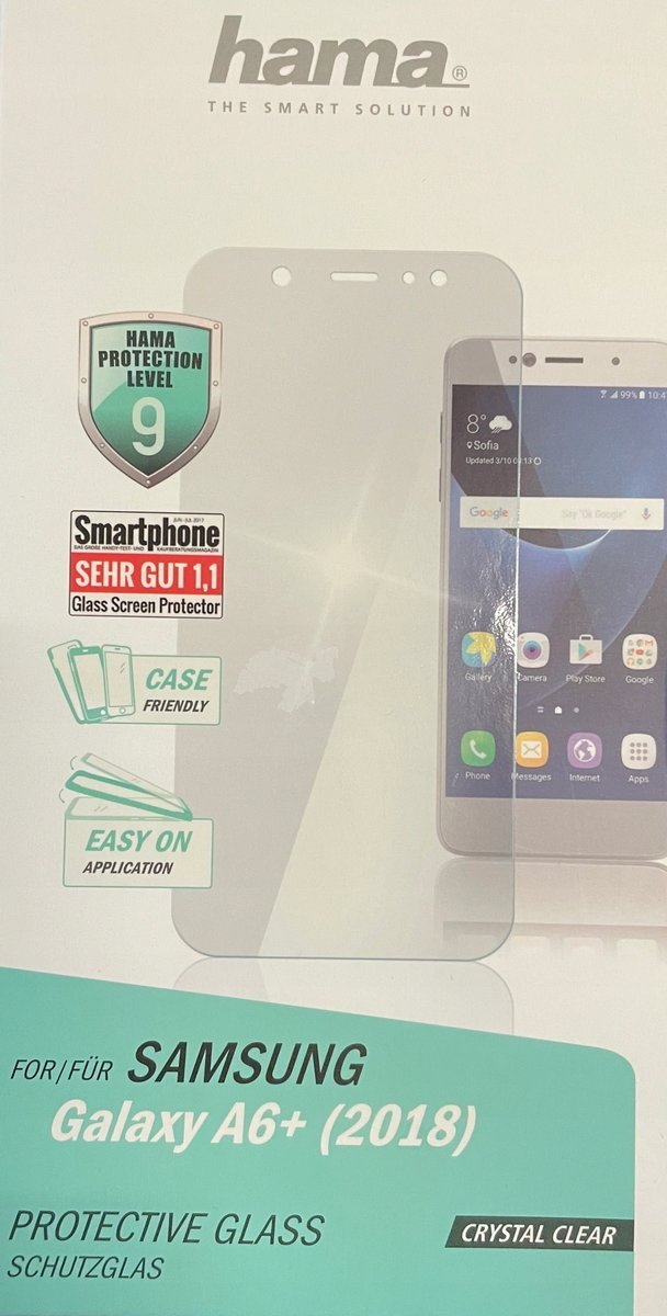 SZKŁO HARTOWANE Hama ochronne Samsung Galaxy A6+