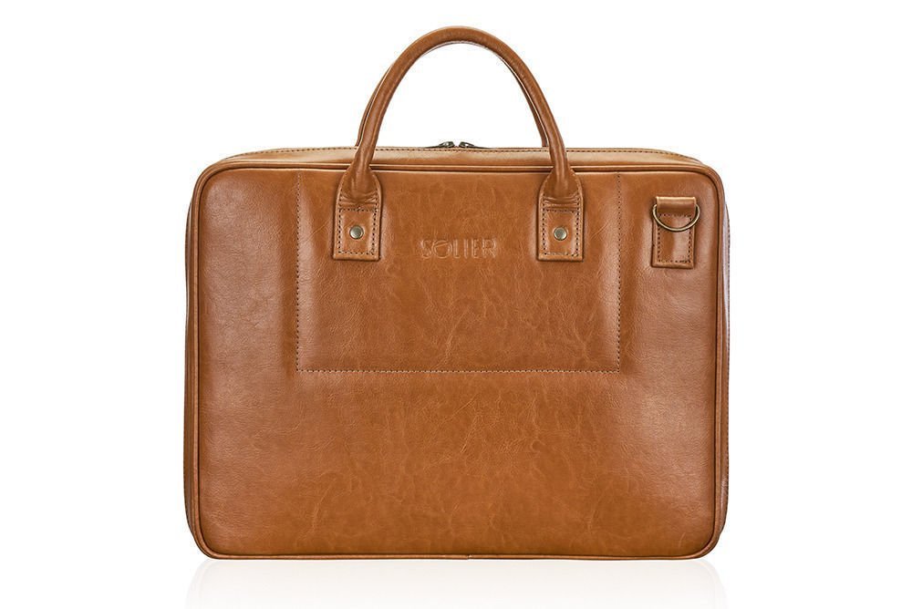 Skórzana Męska Torba Na Laptopa Solier Sl21 Belfast