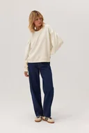 Bluzy damskie - Bluza z piankowej dzianiny Panga - miniaturka - grafika 1