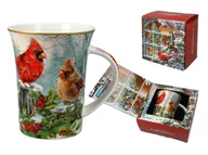 Ozdoby bożonarodzeniowe - Kubek świąteczny - Zimowe ptaszki (CARMANI) - miniaturka - grafika 1