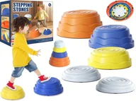Zabawki sensoryczne - Ścieżka Sensoryczna zabawka do Trenowania BALANSUJĄCE KAMIENIE Dla Dzieci - miniaturka - grafika 1