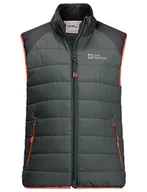 Kurtki i płaszcze dla chłopców - Jack Wolfskin ZENON VEST K, Slate Green, 116 - miniaturka - grafika 1