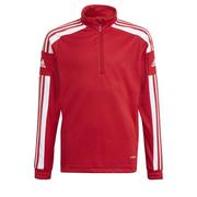 Piłka nożna - Bluza dla dzieci adidas Squadra 21 Training Top Youth czerwona GP6470 - miniaturka - grafika 1