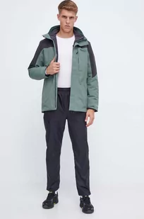 Jack Wolfskin kurtka outdoorowa Romberg 3in1 kolor zielony - Kurtki i kamizelki sportowe męskie - miniaturka - grafika 1