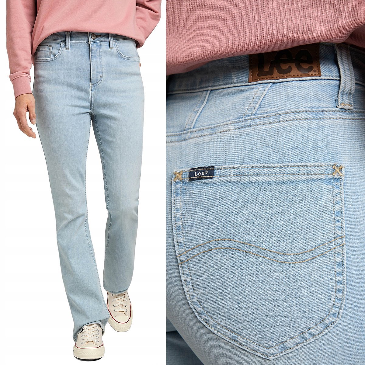 Lee LEGENDARY BOOTCUT Extreme Light ROZSZERZANE WYŻSZY STAN JASNE W31 L33