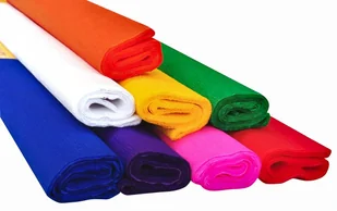 Bibuła marszczona St. Majewski Wielokolorowy - Dekoratorstwo - miniaturka - grafika 1