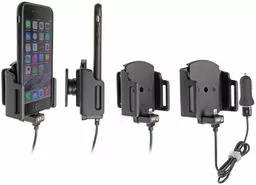 Uchwyt regulowany do Apple iPhone 7 w futerale lub obudowie z wbudowanym kablem USB oraz ładowarką samochodową - Uchwyty samochodowe do telefonów - miniaturka - grafika 1