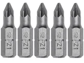 Zestawy narzędziowe - Hogert Bity krzyżowe 25mm S2 PZ1 HOGERT HT1S314 5 sztuk HT1S314 - miniaturka - grafika 1