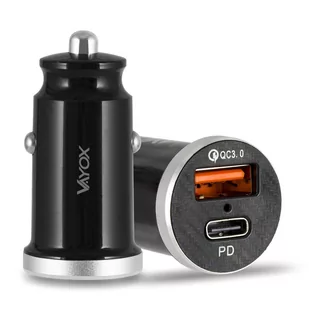 Ładowarka Samochodowa Pd (Usb-C) + Usb-A Quickcharge 3.0 Va0034 Vayox - Ładowarki samochodowe - miniaturka - grafika 1