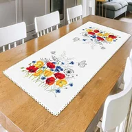 Pasmanteria - Haft Krzyżykowy - Zestaw Do Haftu - Bieżnik Z Makową Łąką - miniaturka - grafika 1