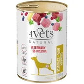 Mokra karma dla psów - 4Vets Natural Dog Urinary Non-Struvite 400 g - mokra karma w puszce - miniaturka - grafika 1