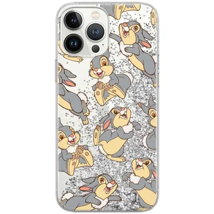 Etui płynny brokat do Apple IPHONE 12 / 12 PRO Disney: Tuptuś 003 oryginalne i oficjalnie licencjonowane, Srebrny - Etui i futerały do telefonów - miniaturka - grafika 1