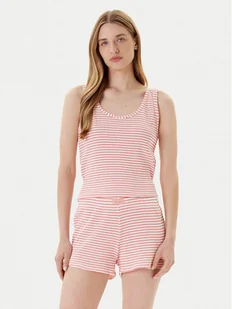 United Colors Of Benetton Piżama 36LC3P03V Czerwony Regular Fit - Piżamy damskie - miniaturka - grafika 1