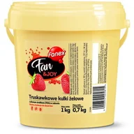 Herbata - Fanex Truskawkowe kulki żelowe do bubble tea Fan&Joy 1 kg - miniaturka - grafika 1