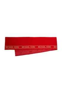 Szaliki i chustki dla dzieci - Michael Kors szalik dziecięcy kolor czerwony z nadrukiem - grafika 1