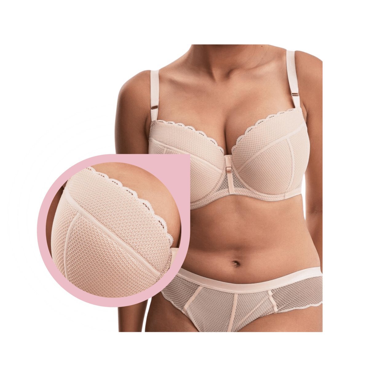 Biustonosz Alles CHITA U/W beż nude - 70H