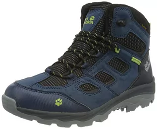 Buty dla dziewczynek - Jack Wolfskin Vojo Texapore buty dziecięce, uniseks, Dark Blue Lime, 29 EU - grafika 1