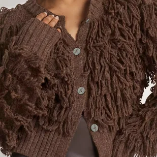 TEMU Sweter damski casual z guzikami, frﾄ囘zlami i mankietami w prﾄ�ﾅｼki 窶� miﾄ冖ka bluza na jesieﾅ�/zimﾄ�, ﾅ孑ednio rozciﾄ�gliwy, rﾄ冂zne pranie/czyszcze - Bluzy damskie - miniaturka - grafika 1