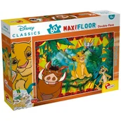 Puzzle - Lisciani Król Lew. Puzzle dwustronne Maxi 60 el. - - miniaturka - grafika 1