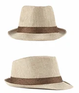 Czapki męskie - KAPELUSZ Alessio MĘSKI damski PLECIONY lato HAWANA letni PANAMA - miniaturka - grafika 1