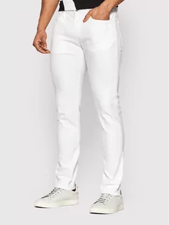 Spodnie męskie - Armani Exchange Jeansy 8NZJ13 Z1SBZ Biały Slim Fit - grafika 1