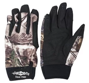 Mikado Rękawiczki Camo-Szare (Xl) - Inne akcesoria dla wędkarzy - miniaturka - grafika 1