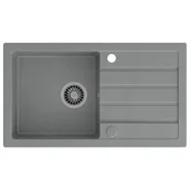 Zlewozmywaki - Zlewozmywak MYQ Seul 11 SEU11G2BS Szary - miniaturka - grafika 1