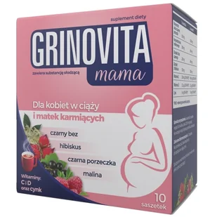 Grinovita Mama x10 saszetek - Przeziębienie i grypa - miniaturka - grafika 1