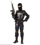 Stroje karnawałowe - Widmann Kostium dziecięcy SWAT jednostka specjalna policjant Cop karnawał dzieci kostium karnawał GR 140 55345 - miniaturka - grafika 1