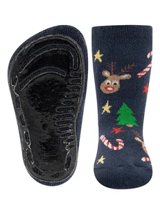 ewers Skarpety antypoślizgowe "SoftStep" w kolorze granatowym - Skarpetki dla dzieci - miniaturka - grafika 1
