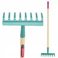 Grabie i motyki - Grabie do liści 134 x 20 cm, zielone - miniaturka - grafika 1